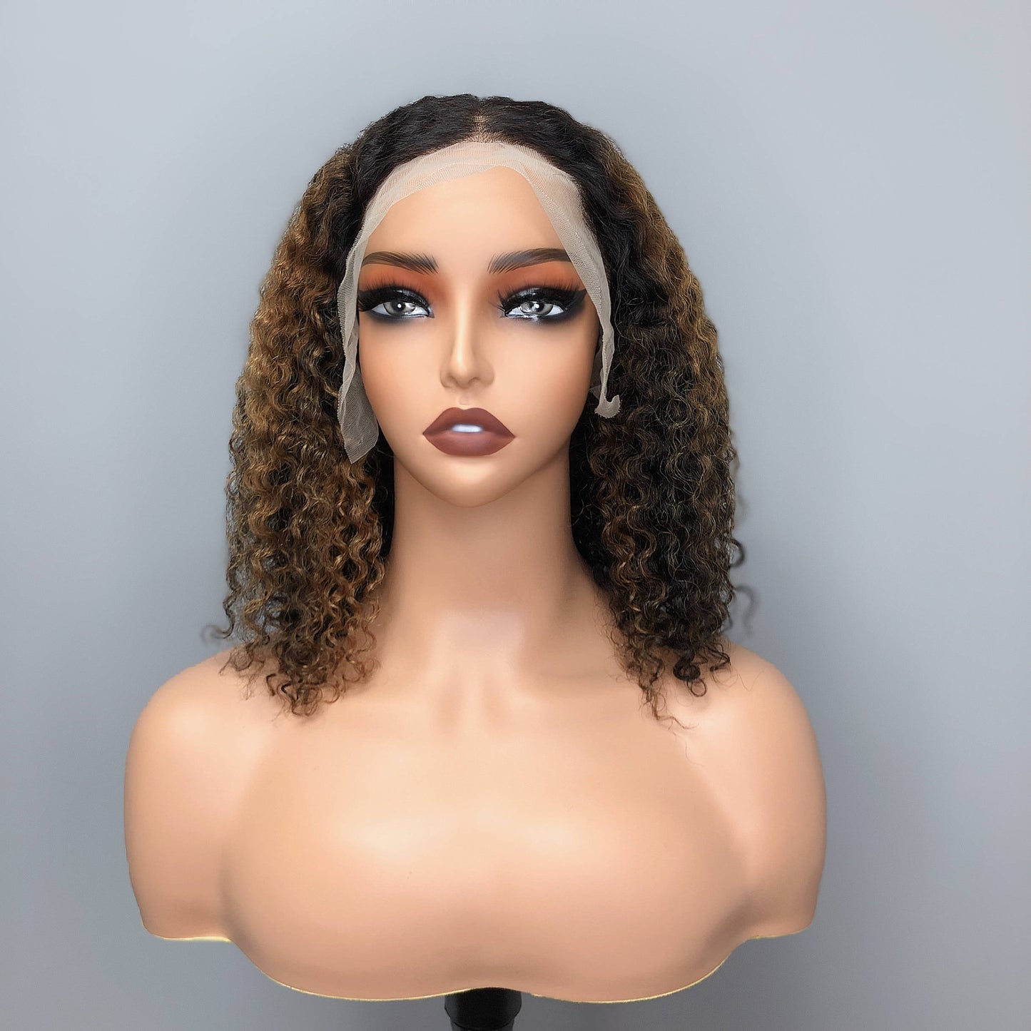 Full Frontal 13x4 Burmese  Curls Piano Wig