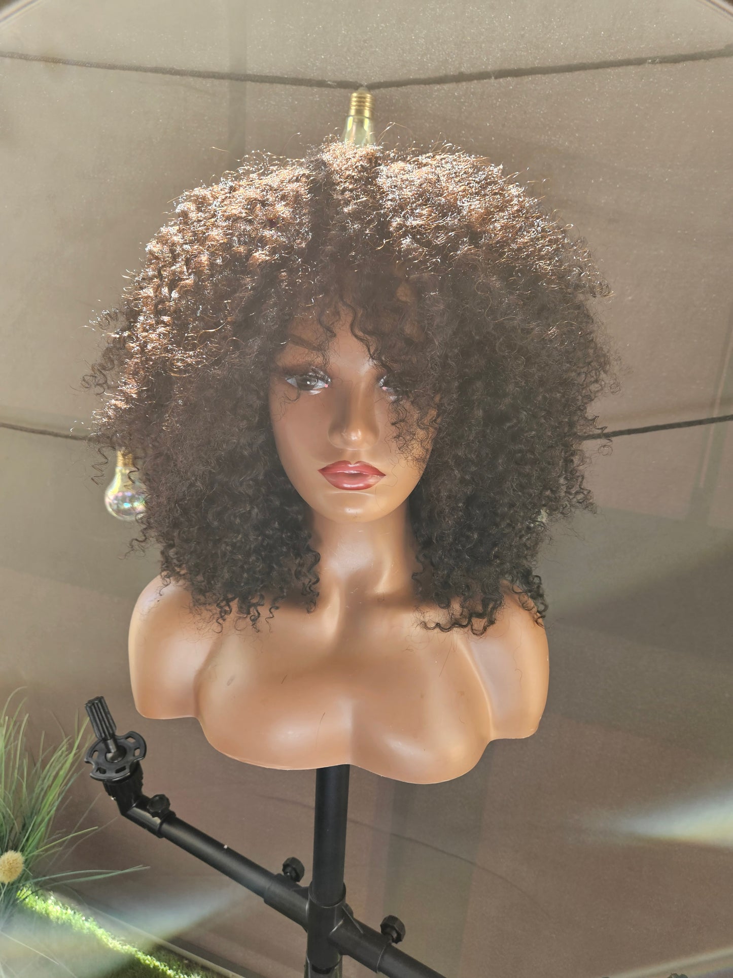 Short Curly Afro Kinky Wig