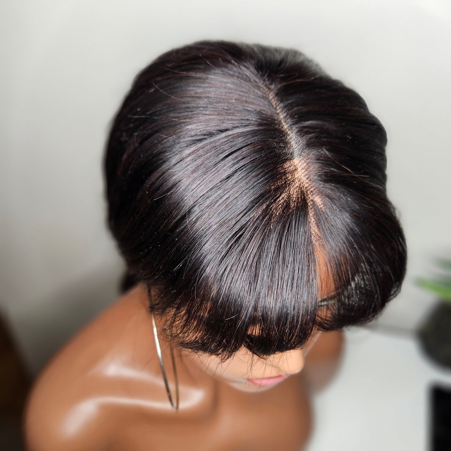 Bone straight Bob  (Fringe)