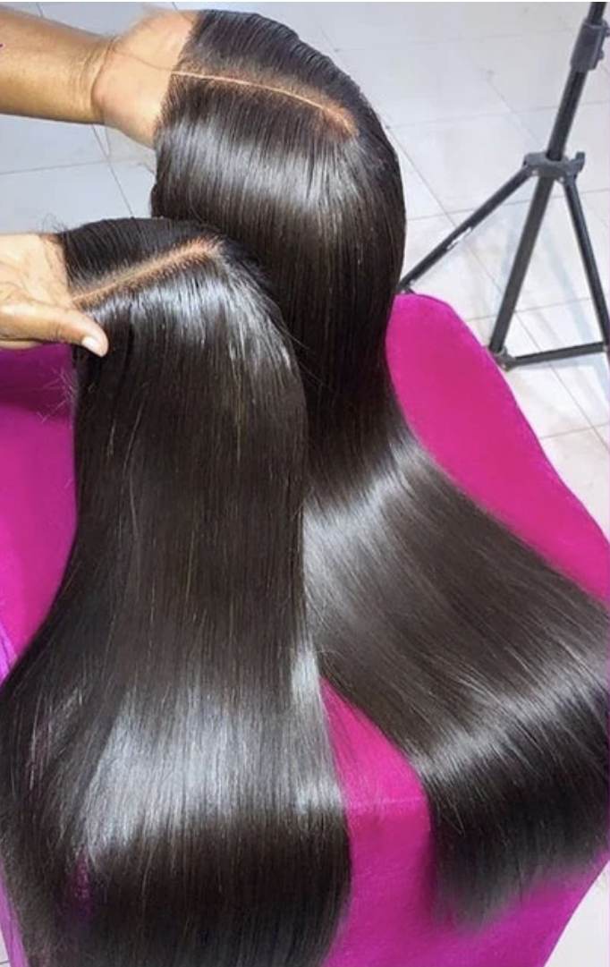 Glueless Wigs with ("4x4") Closure & Bundles Included