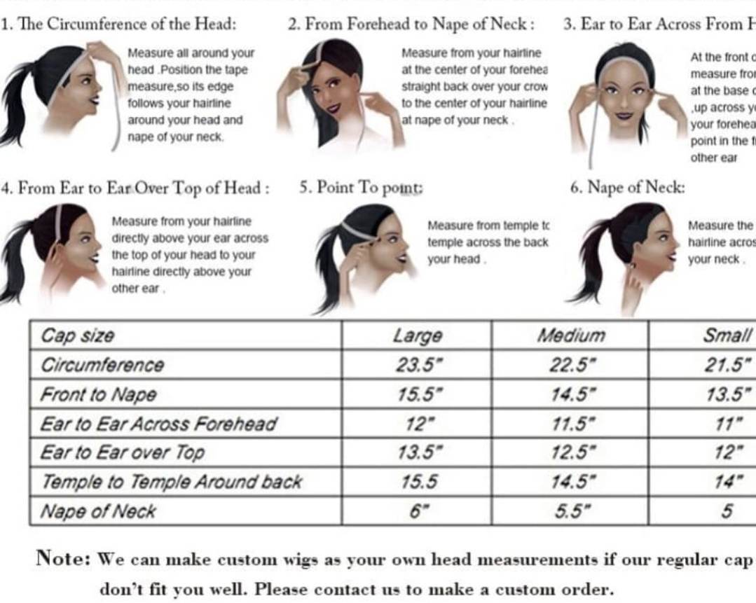 Glueless Wigs with ("4x4") Closure & Bundles Included