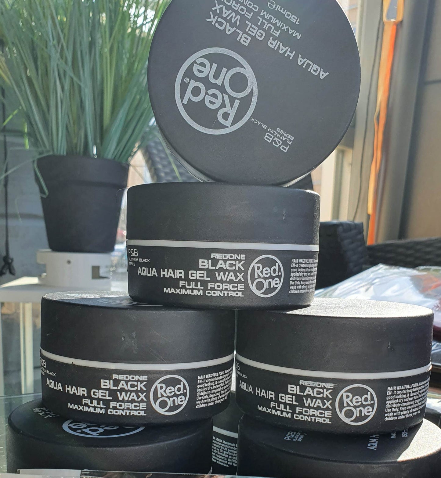 Aqua Hair Wax Red ( Edge Control )150 ml