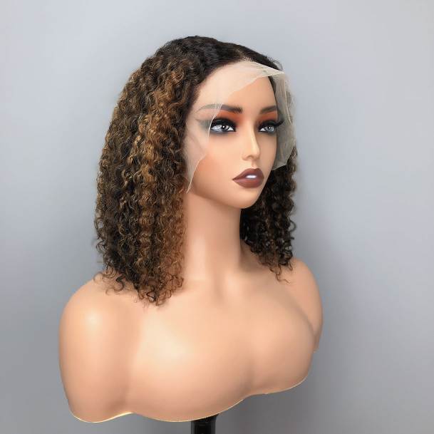 Full Frontal 13x4 Burmese  Curls Piano Wig