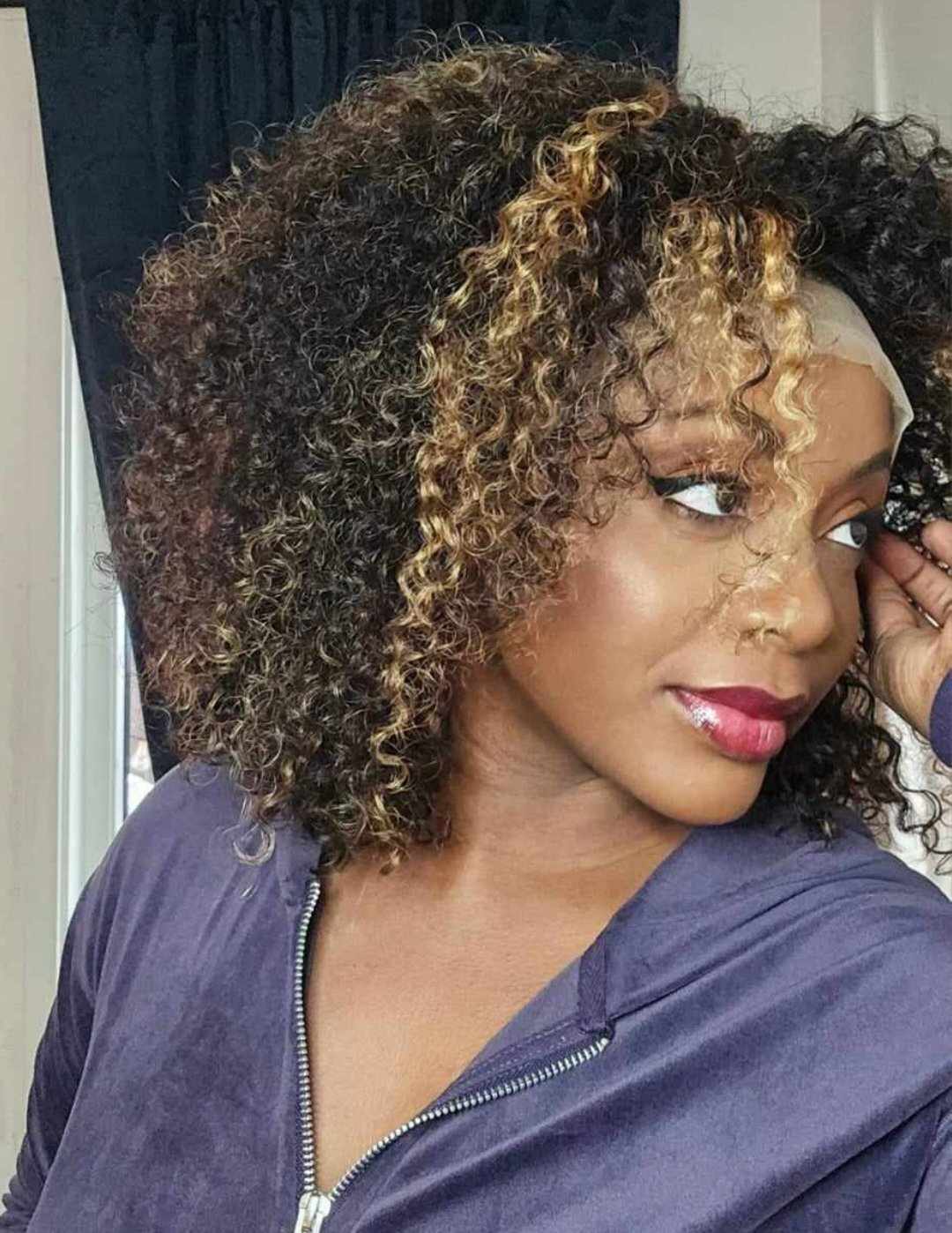 Full Frontal 13x4 Burmese  Curls Piano Wig