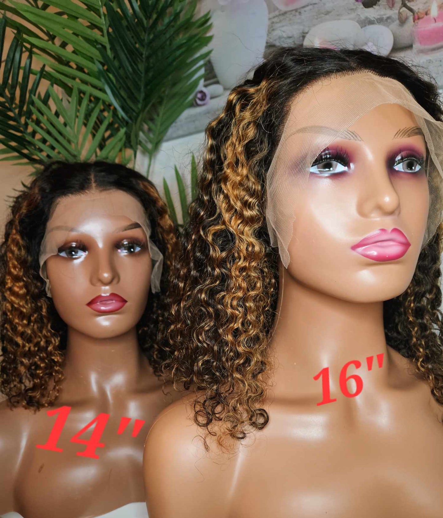 Full Frontal 13x4 Burmese  Curls Piano Wig