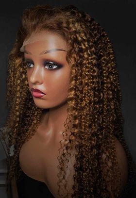 Full Frontal 13x4 Burmese  Curls Piano Wig