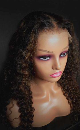 Full Frontal 13x4 Burmese  Curls Piano Wig