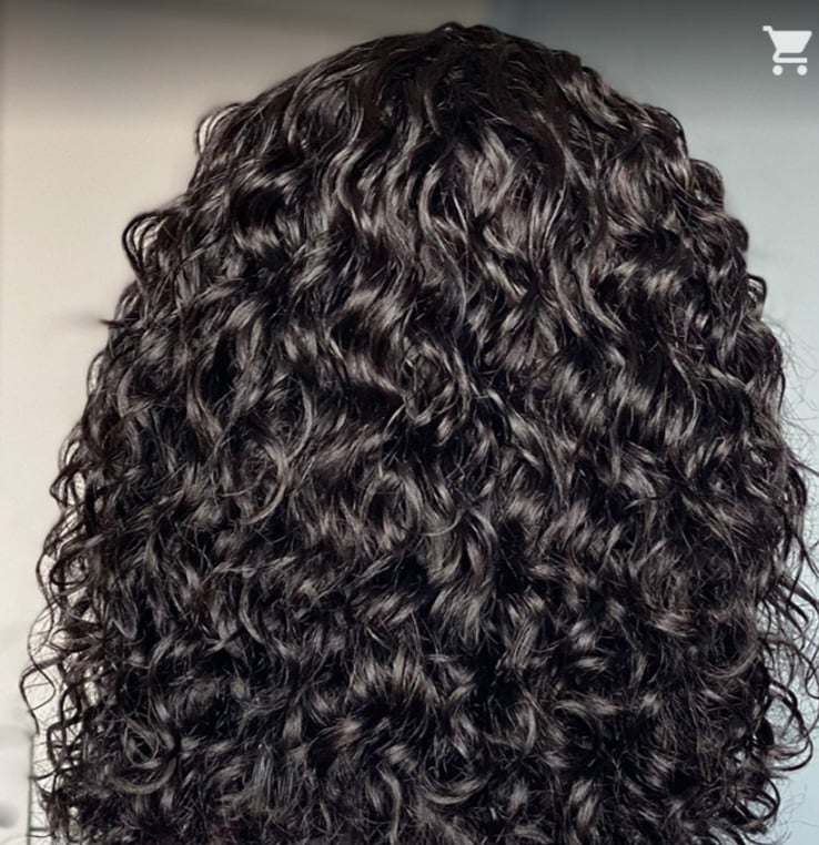 Water Wave Fringe Wig 12"