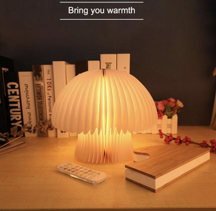 Mushroom Night Lamp With Remote
