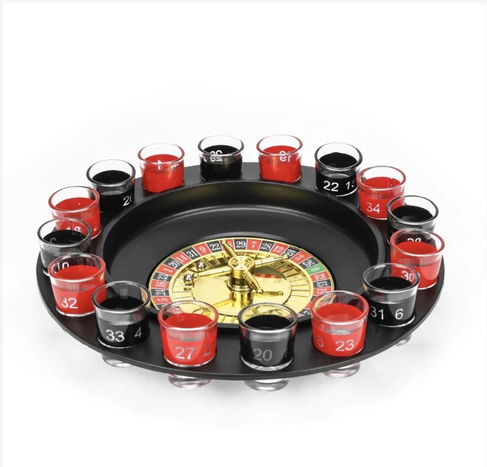 Roulette Wheel Drinking Shot Glass