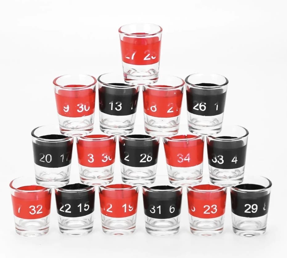 Roulette Wheel Drinking Shot Glass