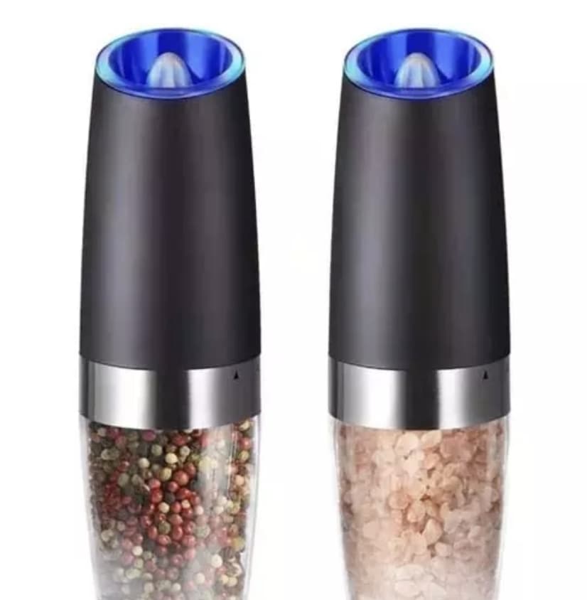 Electric  Salt & Pepper Grinder  mill grinder with blue light (2set)