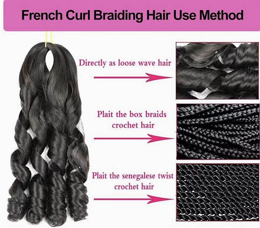 Spiral  Wave Synthetic  Hair