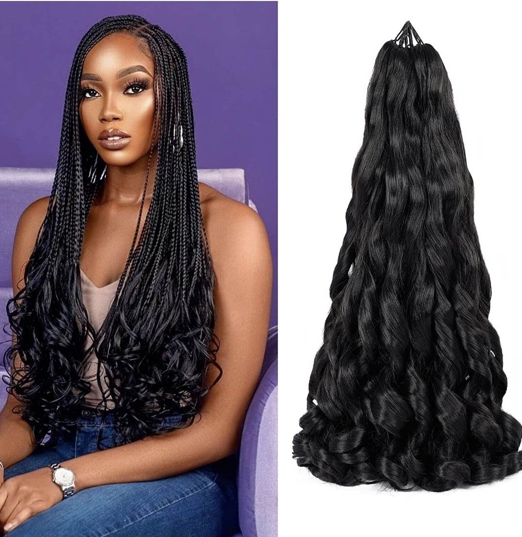 Spiral  Wave Synthetic  Hair