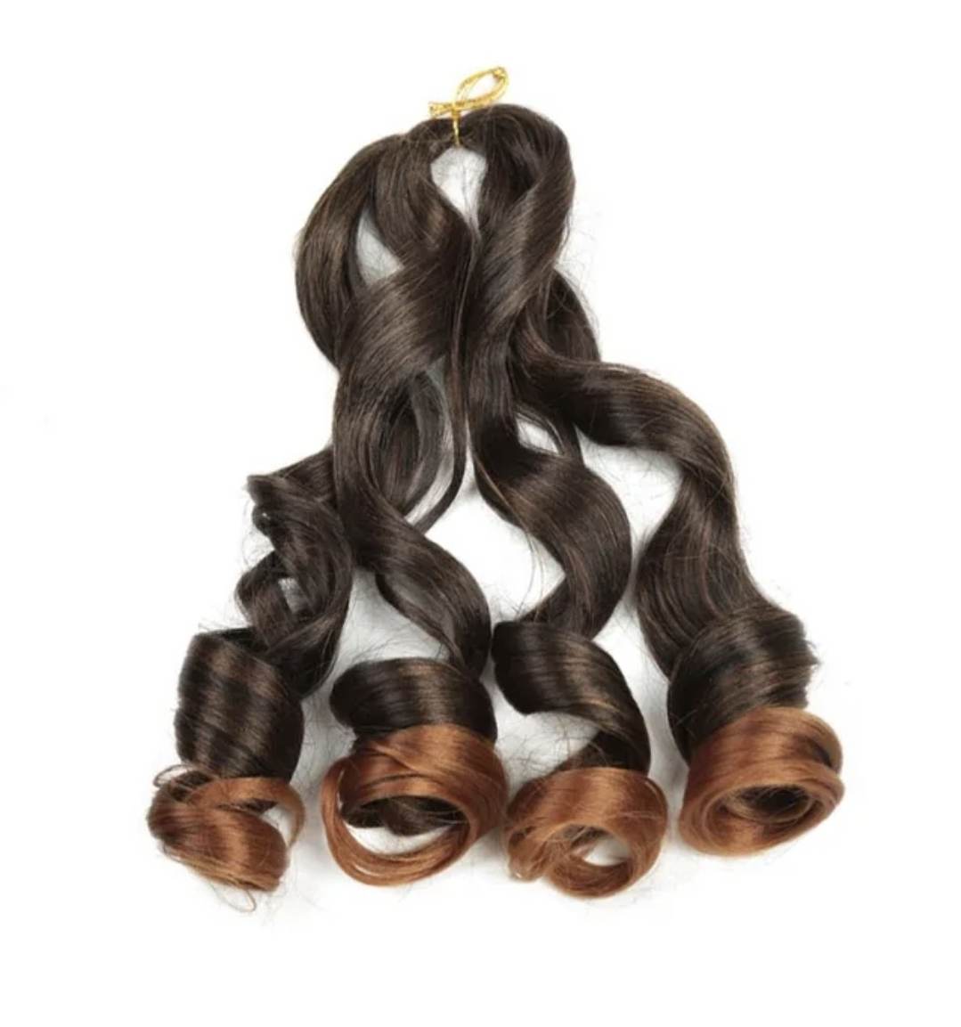 Spiral  Wave Synthetic  Hair