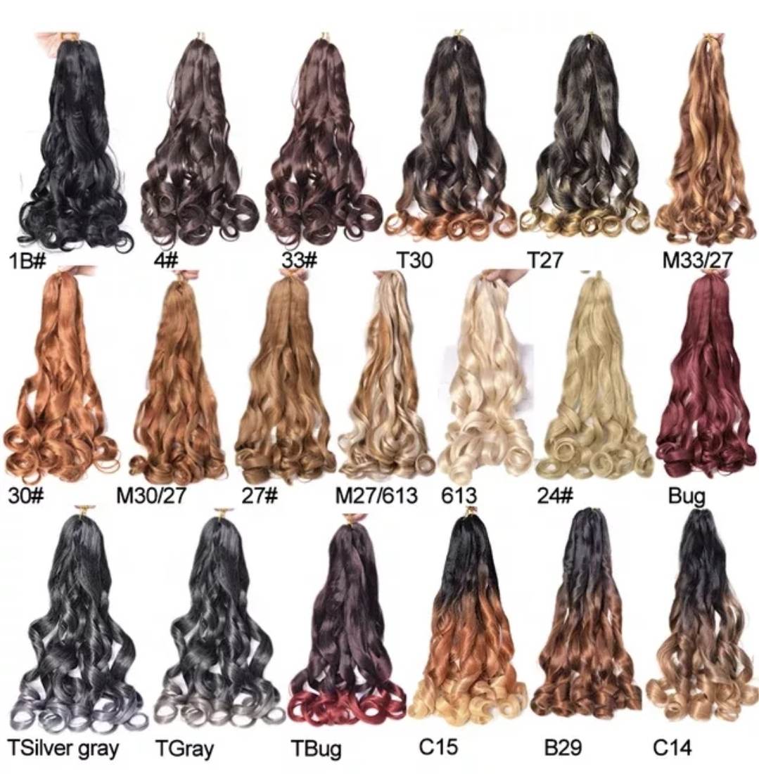 Spiral  Wave Synthetic  Hair