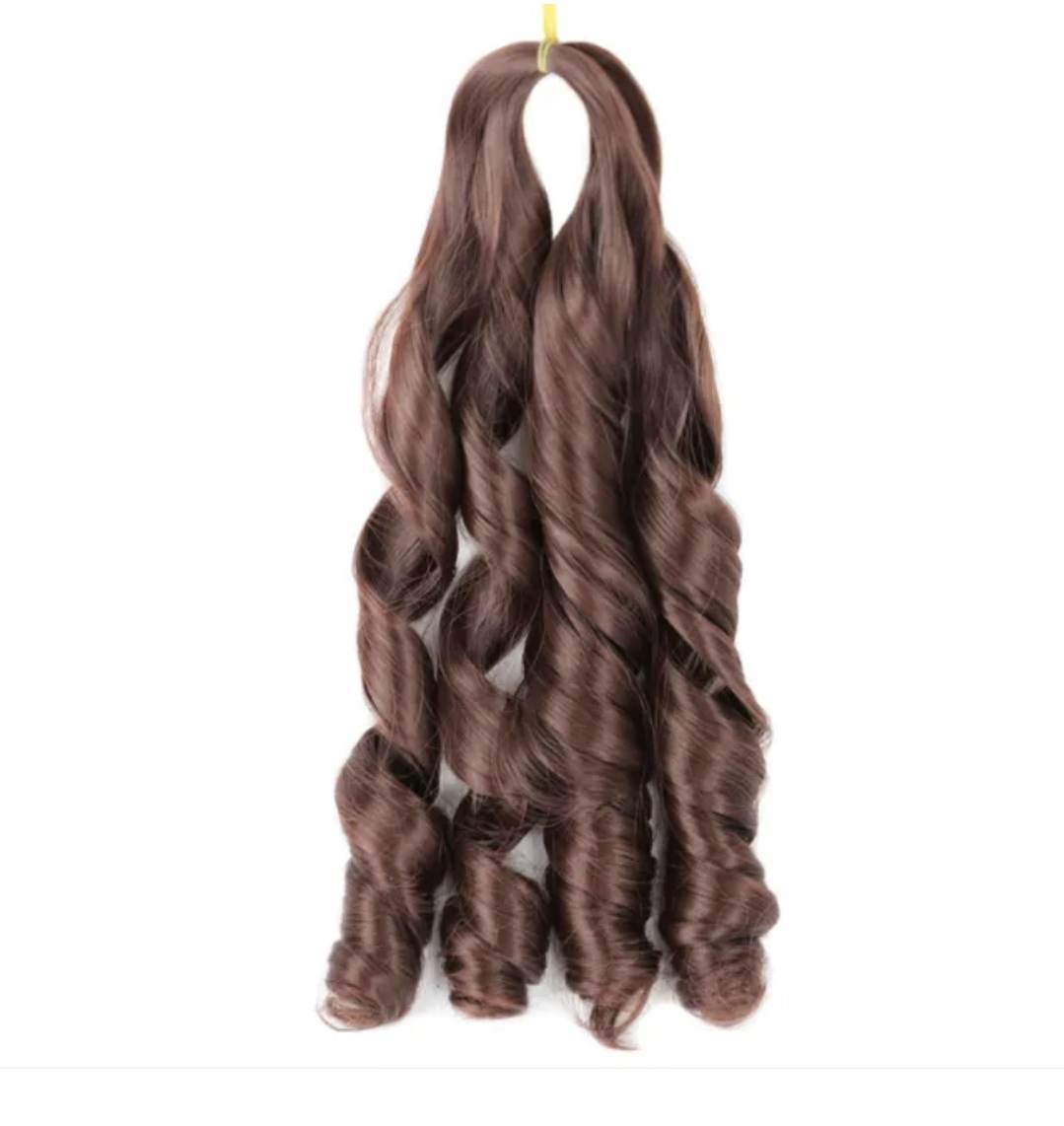 Spiral  Wave Synthetic  Hair