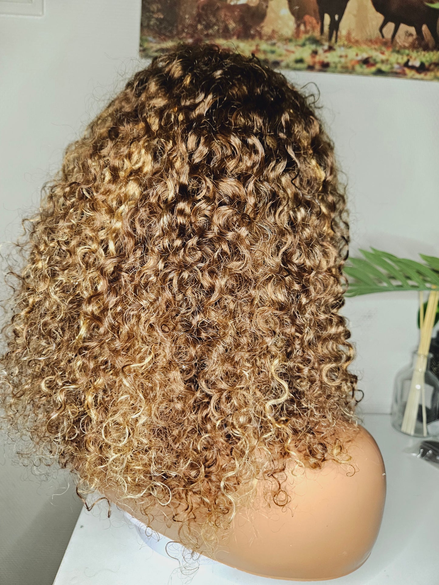 Brazilian Curly Piano Wig