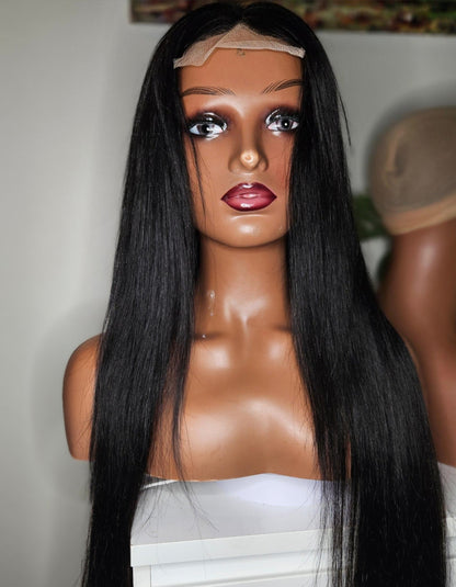 Double  Drawn Bone Straight  (Wig)