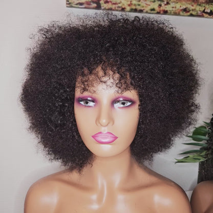 Short Curly Afro Kinky Wig