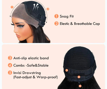 Draw-String Invincible wig (13×6)