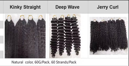 Oge Crochet Waves ( Kinky straight, Deep-wave, Jerry Curl)