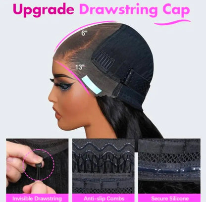 Draw-String Invincible wig (13×6)