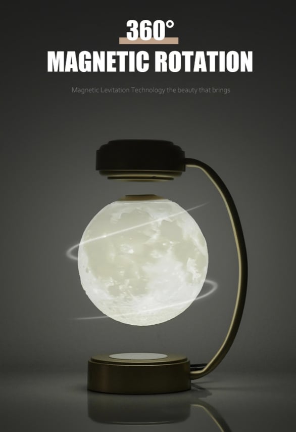 USB Rechargeable Magnetic Levitation Floating Moon Light. – ShopVicolive
