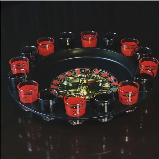 Roulette Wheel Drinking Shot Glass