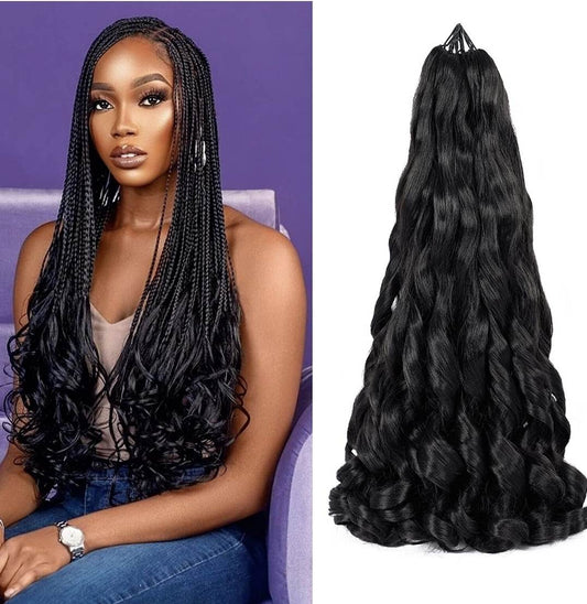 Spiral  Wave Synthetic  Hair